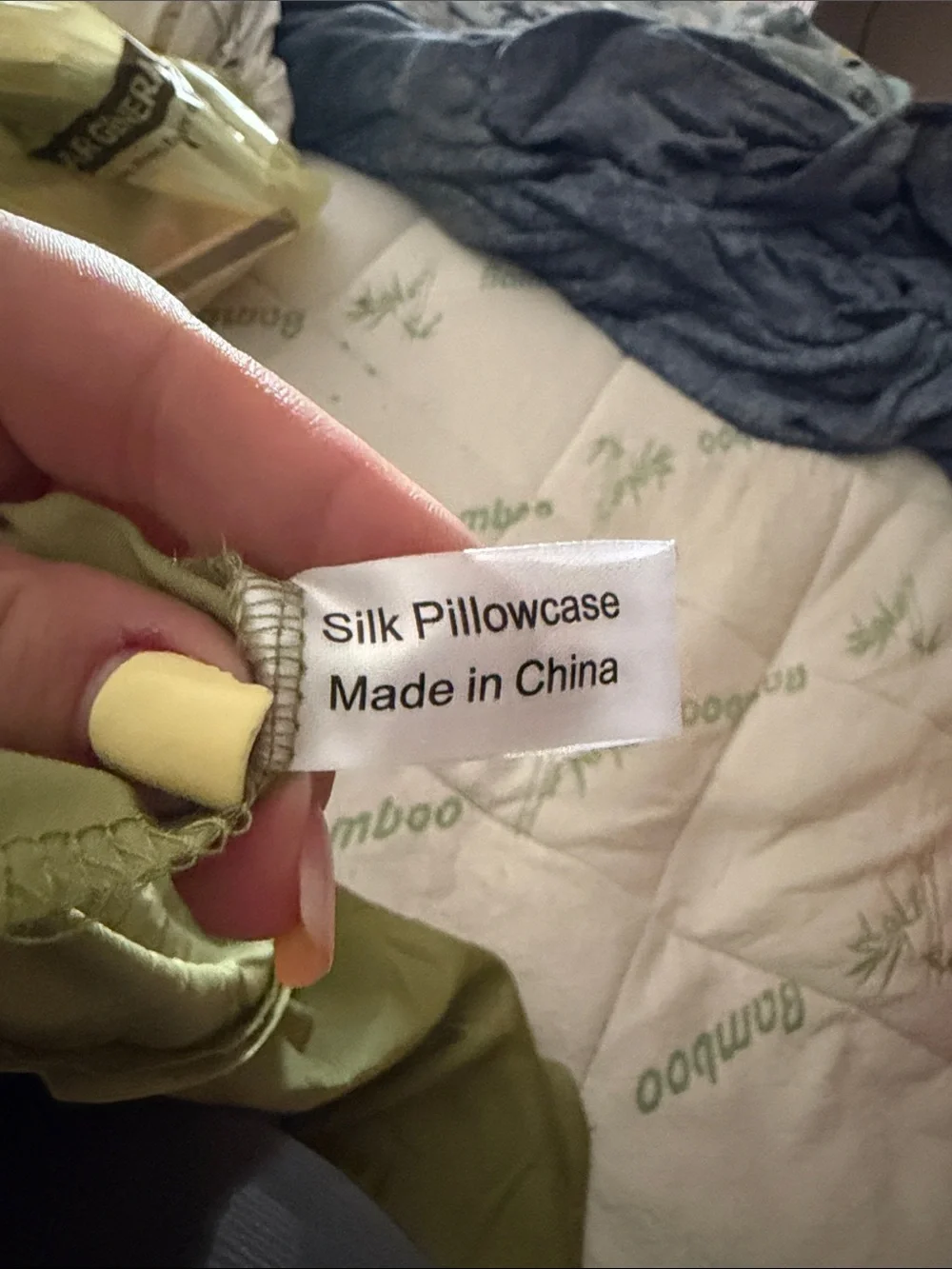 Silk pillowcase